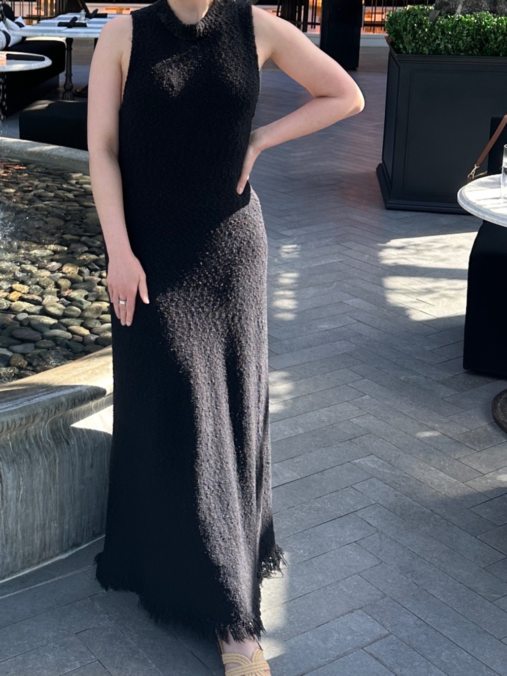 Dissh dress black maxi